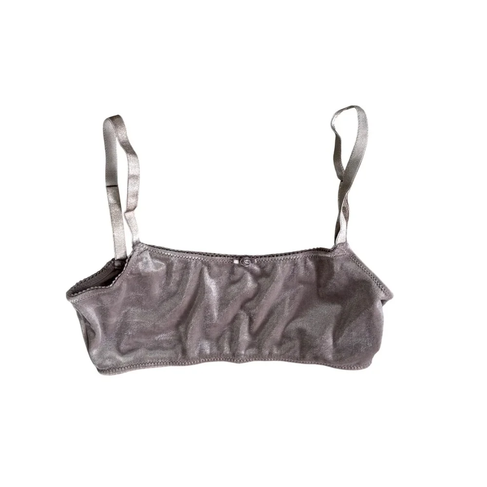 Skims Velvet Swim Bandeau Top Umber Brown Bikini XXS BT-SCP-8324W NWT